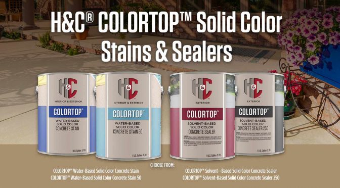 H And C Concrete Stain Color Chart
